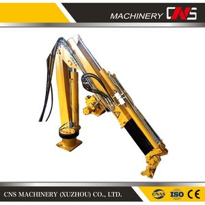 Small Mini Jib 1 Ton Hydraulic Knuckle Boom New Truck Crane Multifunctional Folding Arm Truck Mounted Crane for Construction