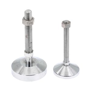 Stainless Steel/Iron Furniture Adjustable Feet Rubber Feet with Good Anti-Slip