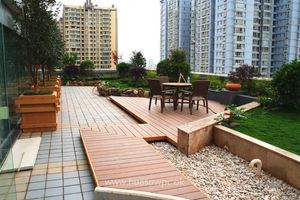 Outdoor Decking WPC Synthetic Modern Composite Decking Flooring