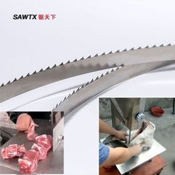 2904X0.6X19 Frozen Small Poultry Bone Bandsaw Blade for Mini Butcher Saw Blade Factory