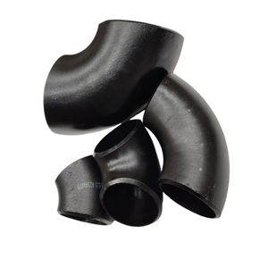 ANSI 2" Butt-Welded Pipe Fittings 45 Degree Carbon Steel Equal Black Elbow