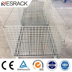 Mobile Metal Steel Storage Cage Container for Multiple Logistics Scenarios