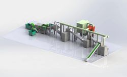 Toner Cartridge Shredding and Recycling Line