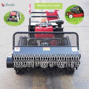 Crawler Self-Propelled Gasoline Garden Lawn Remote Control Lawn Mower