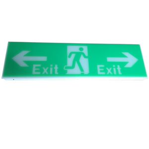 Battery Powered LED Emergency Exit Light with Running Man