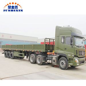 Durable 40-Ton Cargo Trailer with 3 Axles for Heavy Loads