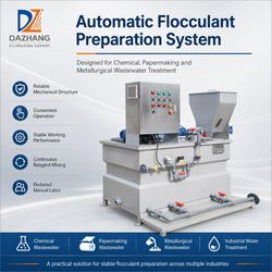 Dazhang Integrated Automatic Polymer Preparation Unit with Dry Powder Dosing for Wastewater and Sludge Treatment