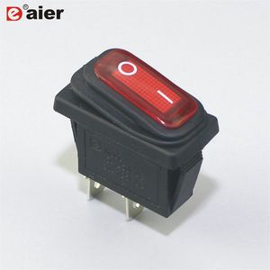 2 Pin Mini Waterproof Rocker Switch 20A 125V 15A 250V
