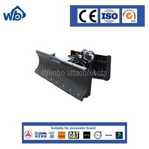 Multi Purpose Snow Pusher Skid Steer Attachment 6 Way Snow Blade
