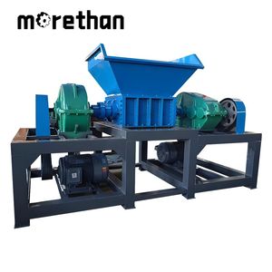 Plastic Can Iron Scrap Aluminum Scrap Metal Biaxial Shredder Scrap Steel Tire Rubber Tyre Shredder Production Line