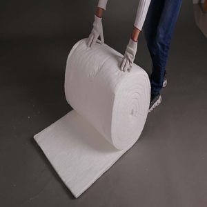1600 C Polycrystalline High Temperature Refractory Industry Heat Proof Alumina Thermal Insulation Materials Ceramic Fiber Blanket for Ceramic Muffle Furnace
