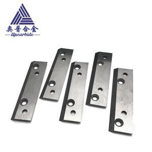 Tungsten Carbide Flat Bars Cutting Blades / Carbide Rectangular Knives