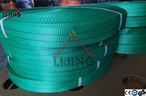 2t 60mm Polyester Webbing Sling Material for Lifting Sling Sf 7: 1