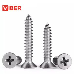 Durable 304 Stainless Steel Screws for Woodworking Applications