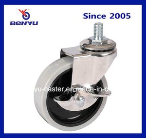 Industrial Caster with Stem and Side Brake