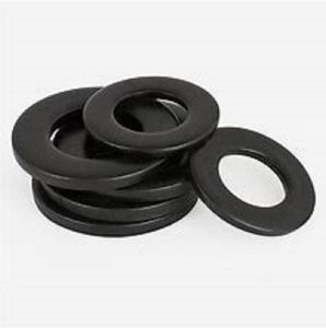China Factory Professional Wholesale Hardware Metal Flat Washer Black Plain Carbon Steel