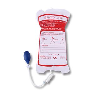 Quick Infusion 1000ml Pressure Bag with Metal Gauge for Emergencies