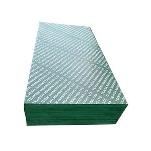 1200X2400X12mm 15mm 18mm Wood Shuttering 4X8 PP Green Plastic Film Construction Plywood