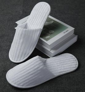 Hotel Collection White Bedroom Sipper Hotel Slippers (JRD735)