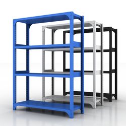 Steel Storage Rack with Adjustable Shelves