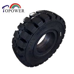 Low Rolling Resistance Solid Tyre Factory Supply Solid Rubber Tire for Forklifts 7.00-9