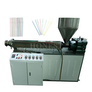 Factory Price Plastic Straw Making Machine / Plastic Drinking Straw Extrusion Machine