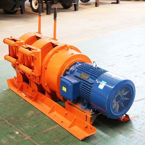 Powered Electric Mine Shaft Sinking Wire Winder Underground Coal Mine Slow Lifting Speed Double Drum Scraper Winch