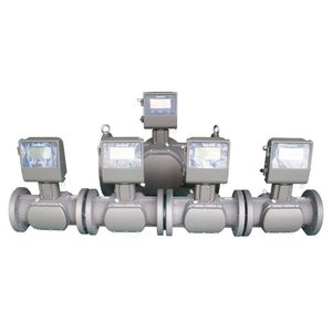 Gas Ultrasonic Flowmeter with Pulse Output, 4-20mA Flanged Connection for Natural Gas and Air