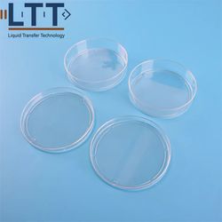 90mm Plastic Disposable Sterilized Petri Dish Plastic Transparent Petri Dishes Custom Plastic 35mm 60 mm 100mm 150mm Round Sterile Laboratory Petri Dishes Cell