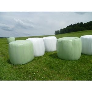 Manufacturers Grass Film White Green Thickened Grass Film Wrapped Agriculture Animal Husbandry Durable Silage Packaging Grass Film
