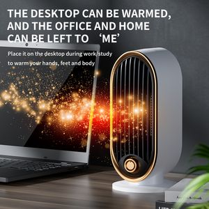 Energy-Saving Compact Portable Fast-Heating Quiet Electric Desktop Heater for Home Office