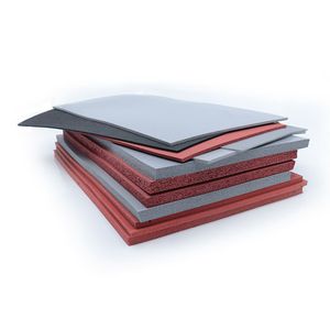 Elastic Flame Retardant High Temperature Resistant Closed Cell Textured Silicone Sponge Foam