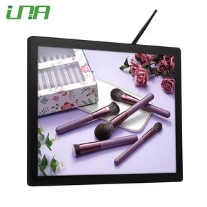Indoor Wall Mounted Advertising Square 17inch Standalone Video Player LCD Digital Screen