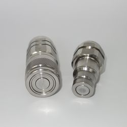 Naiwo Nwp4 Flat Face Hydraulic Quick Coupler 3/8 Stainless Coupling Quick Connector