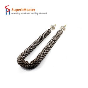 Industrial U-Shaped Finned Electric Tubular Heater Heating Element