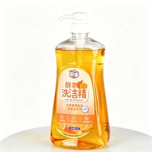 Natural Enzyme Formula, Lemon Fresh Kitchen Cleaning Eco Friendly Enzyme Dishwashing Detergent Daily Kitchen Use OEM Private Label Enzyme Dishwashing Liquid