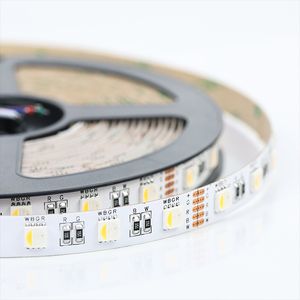 High Bright SMD5050 RGB LED Strip 60LEDs/M Flexible Tape DC12V 24V Waterproof for Kitchen Cabinet Stairway Ceiling Lighting