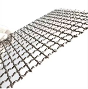 Crimped Wire Mesh Stainless Steel Lock Crimp Crimped Woven Mesh