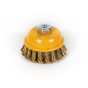 Heavy-Duty Copper Wire Twist Knot Cup Brushes for Effective Cleaning
