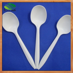 Custom 6 Inch Disposable Biodegradable Coffee Spoon with Cornstarch