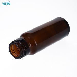 Custom Made 15ml Round Amber Glass Bottle Screw Top Amber Glass Bottle