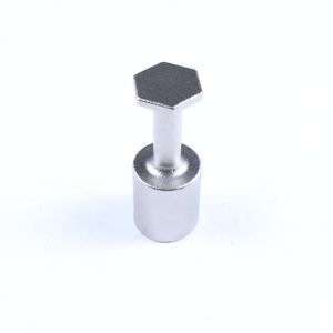 Custom Stainless Steel Lost Wax Precision Cast Hex Head Industrial Fastener Pin Parts