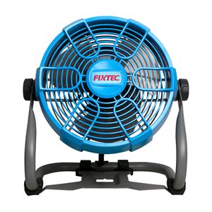 Fixtec 20V Li-ion Battery Operated Floor Fan Rechargeable Powered High Velocity Portable Fan
