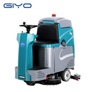 Commercial Cleaning Machine Ride-on Floor Scrubber with Double Brushes
