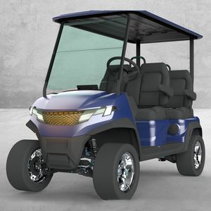 New Concept Model Golf Car Lithium Battery Electric 4 Seats Forward Cart