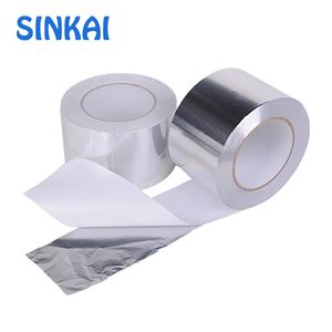Heat Resistant Silver Aluminum Foil Tape with Conductive Acrylic Adhesive