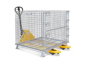 Galvanized Foldable and Stackable Wire Mesh Container