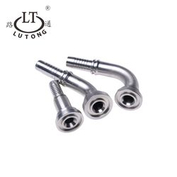 Swaged Hose Fittings Jic NPT Bsp Metric Hydraulic Fittings Parts