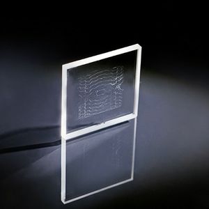 532nm Laser Beam Homogenizer DOE - Flat-Top Rectangular Beam Shaper with 380X150um Output & >90% Uniformity