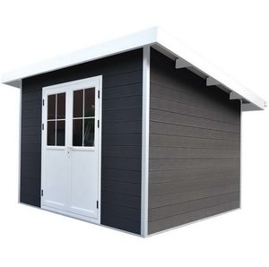 Easily Assembled Powder Coated Storage Outdoor Polycarbonate Plastic Garden Sheds
